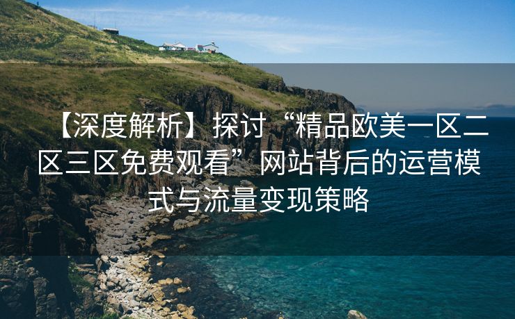 【深度解析】探讨“精品欧美一区二区三区免费观看”网站背后的运营模式与流量变现策略